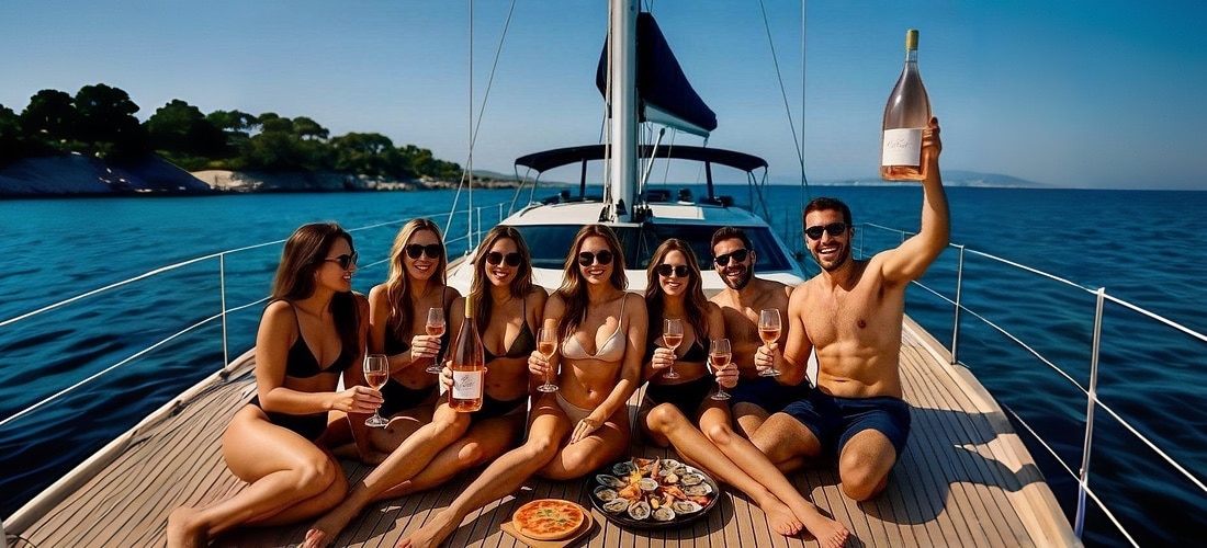 7-friends-on-yacht-me-up-private-boat-trip-cannes