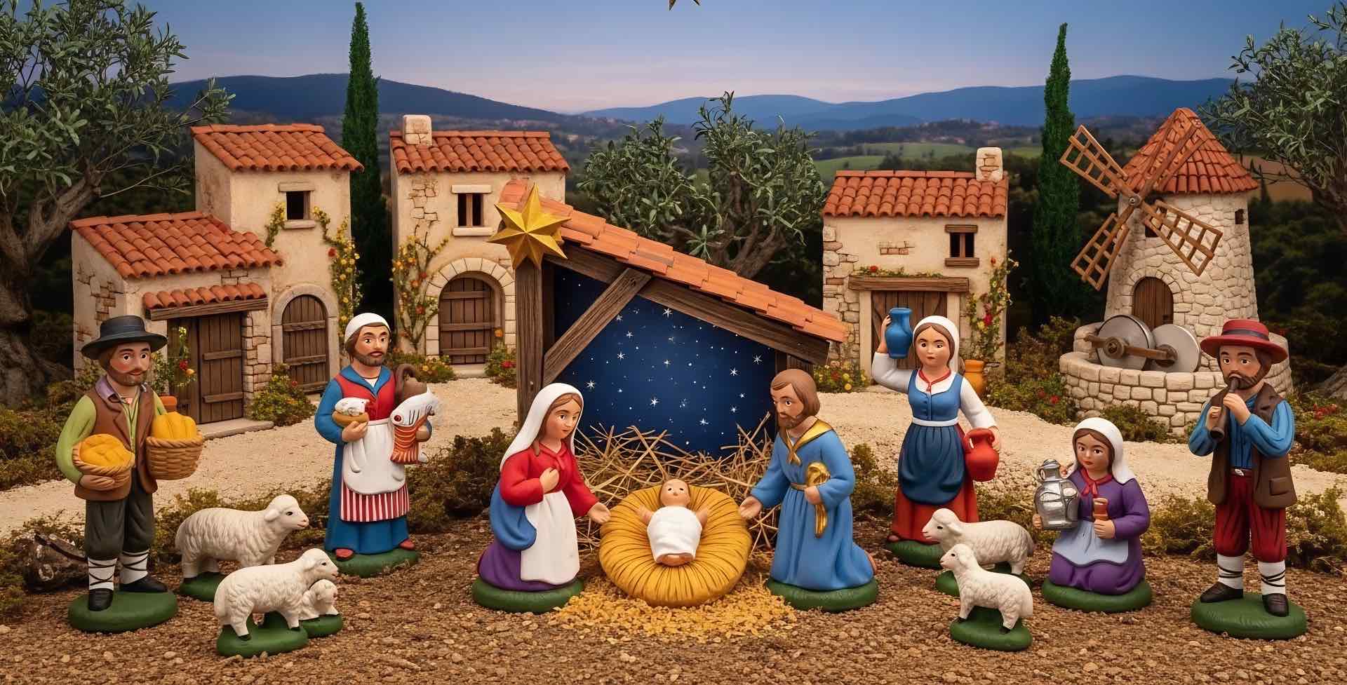 Santons de Provence - figurines de Noël du sud de la France