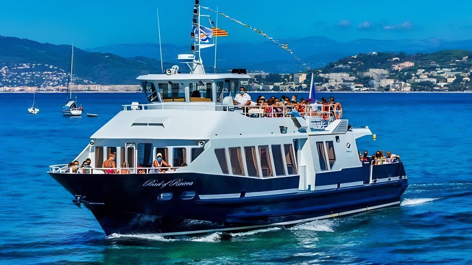 ferry on it's way to Monaco